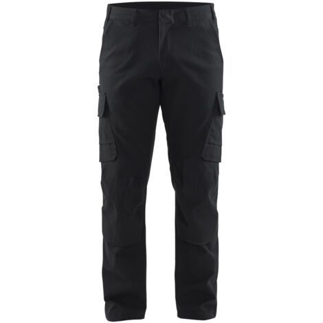 Pantaloni da lavoro antiscivolo elasticizzati 1466 - Nero M - FR(44) - SE(C50) - Corti