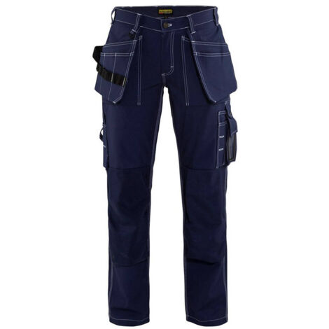 Pantaloni da lavoro artigianale Donna 1545 - Blu navy S - FR(36) - SE(C34) - Standard