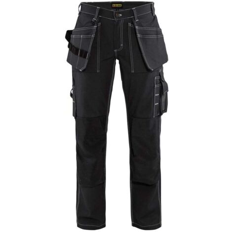 Pantaloni da lavoro artigianale Donna 1545 - Nero XL - FR(46) - SE(C44) - Standard