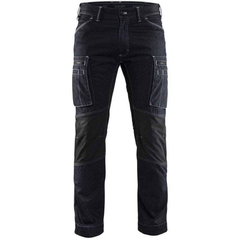 Blaklader - Blakläder Service Bundhose, marineblau / schwarz, Konfektionsgröße 58