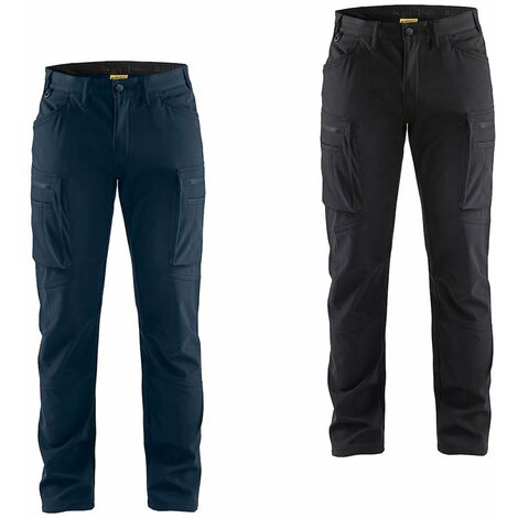 Pantaloni da lavoro Blaklader 1477 Service Softshell - 52 (EU) - Blu marino scuro