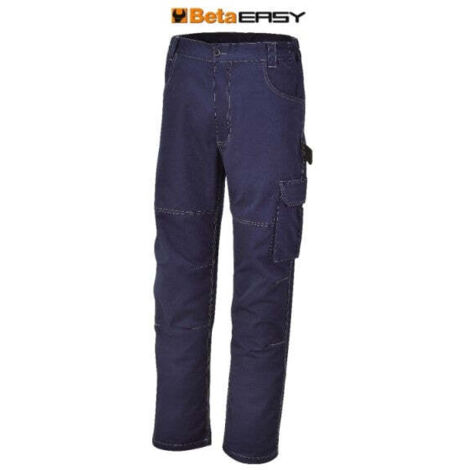 PANTALONI DA LAVORO BLU BETA 7840 BL CON TASCHE