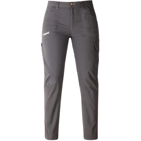 pantaloni da lavoro cargo donna grigio, tg s - kapriol