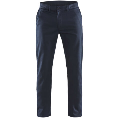 Pantaloni da lavoro chino stretch 2D 1465 - Blu scuro 2XL - FR(52) - SE(C58) - Corti