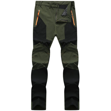 Pantaloni da lavoro con rinforzi nero-grigio - Taglia: L, berretto nero-verde