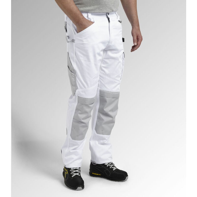 pantalon de travail easywork light performance - blanc xxl - 48/50