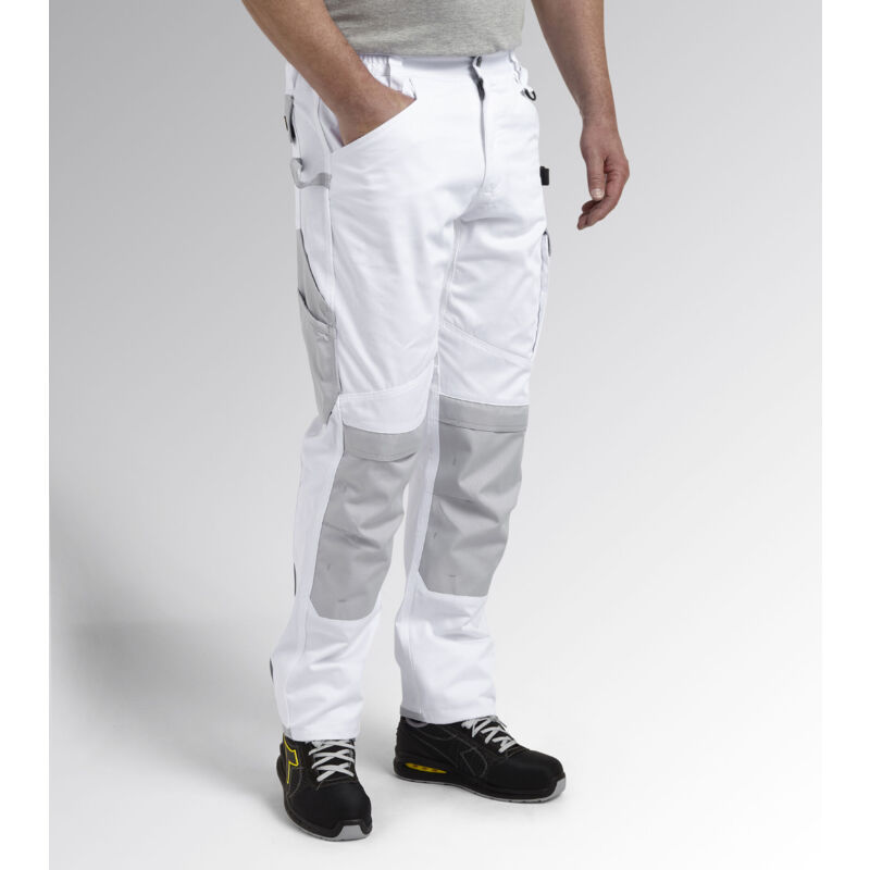 Diadora Utility - Pantaloni da lavoro Easywork light-Bianco-XL - Blanche -
