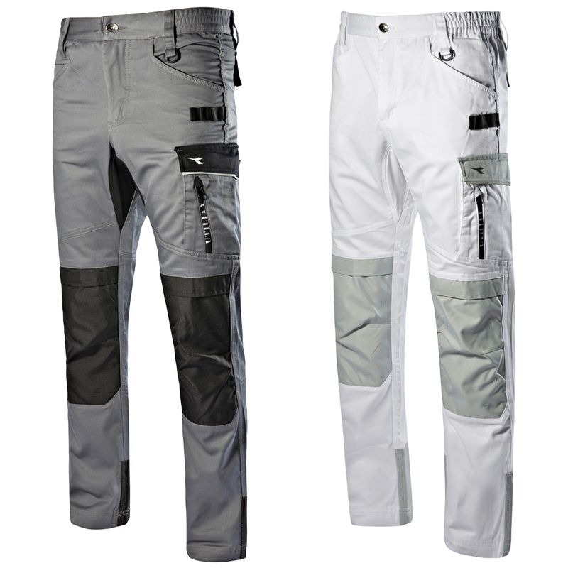 Pantalon. easywork light iso gris acier Diadora Taille 2XL - Gris