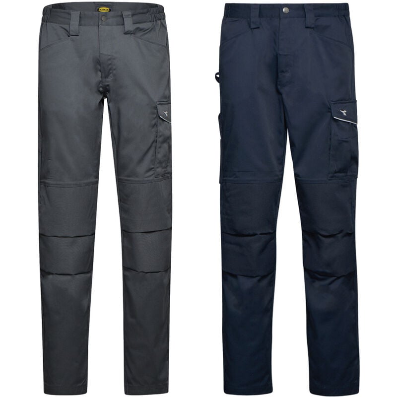 Diadora - Pantaloni da lavoro Utility Rock Stretch Performance - m - Blu - Blu