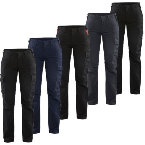 Pantaloni da lavoro donna Blaklader 7144 Industria Stretch - S - Nero