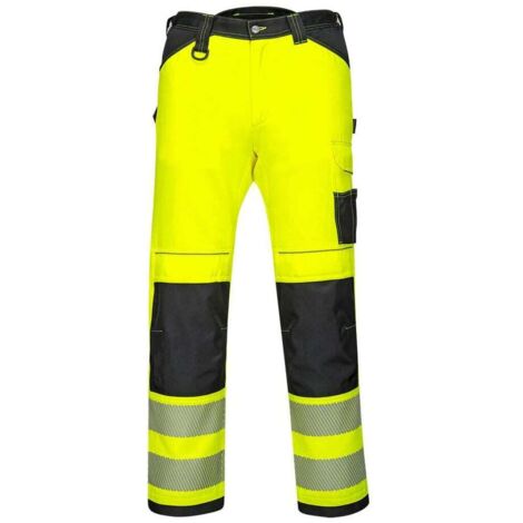 Pantaloni da lavoro donna PW3 Stretch Holster Giallo/Nero S - FR(36) - UK(26)