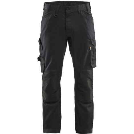 Pantaloni da lavoro elasticizzati 2D 1750 - Nero 4XL - FR(58) - SE(C64) - Standard