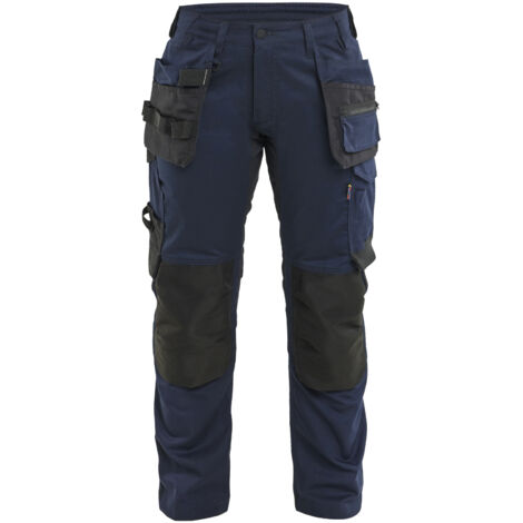 Pantaloni da lavoro elasticizzati 2D donna 7132 - Blu navy M - FR(42) - SE(C40) - Norme