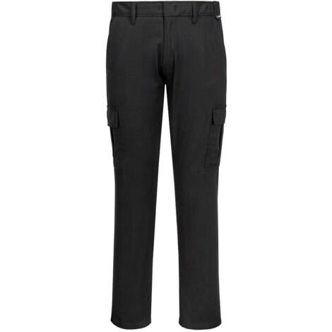Pantaloni Da Lavoro Elasticizzati Combat Nero 58