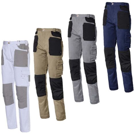 VELILLA 103005S Pantaloni Stretch Multitasche, Beige Sabbia, Taglia 36