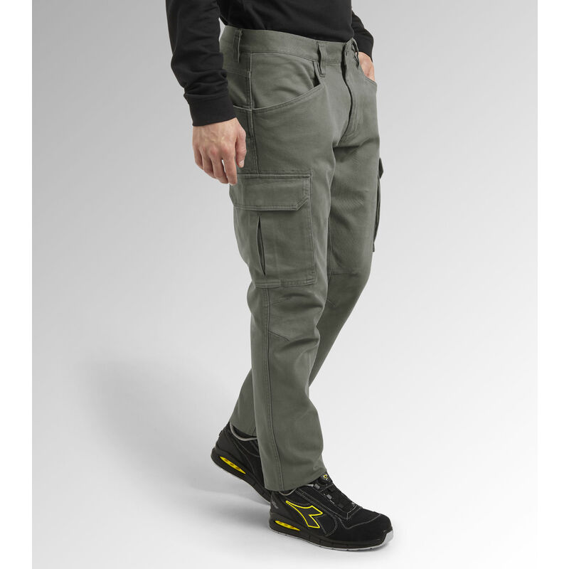 Diadora - Pantalon de travail moscow cargo - Vert Lierre xl - fr (46/48)