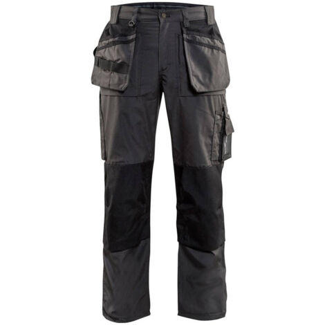 Pantaloni da lavoro estivi artigianali 1525 - Grigio scuro/Nero XL - FR(50) - SE(C56) - Standard
