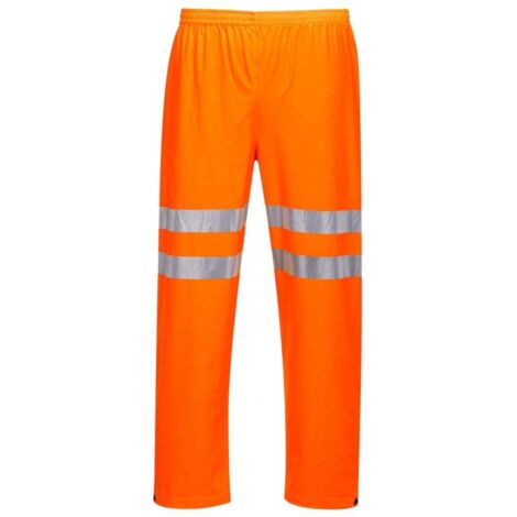 Pantaloni da lavoro impermeabili ad altissima visibilità Portwest Sealtex Arancione XL