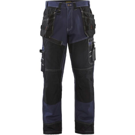 Pantaloni da lavoro in cotone X1500 - Navy/Nero S - FR(40) - SE(C46) - Standard