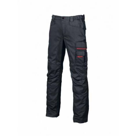 Pantaloni da lavoro in twill di cotone elasticizzato SMILE - Blu XL - FR (46) - EU (52)