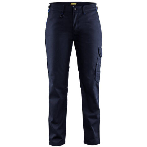 Pantaloni da lavoro industriale donna 7104 - Blu navy/Blue Reale XL - FR(46) - SE(C44) - Standard