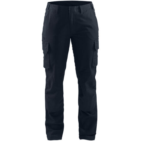 Pantaloni da lavoro industriale elasticizzati donna 7106 - Blu scuro XS - FR(34) - SE(C32) - Standard