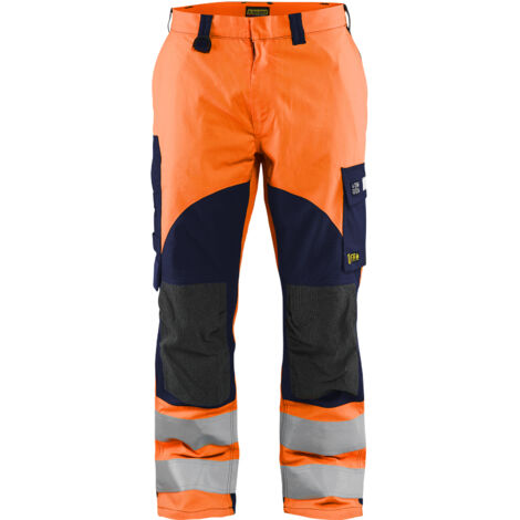 Pantaloni da lavoro multinormativi inerenti 1588 - Arancione fluorescente/Navy XS - FR(38) - SE(C44) - Standard