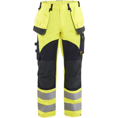 Pantaloni da lavoro multinormativi inerenti 1589 - Giallo fluorescente/Marine XS - FR(38) - SE(C44) - Standard
