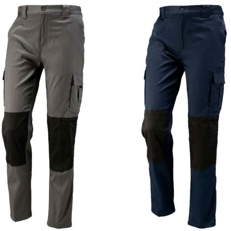 Pantaloni da lavoro multitasche Neri Boston Winter - XL - Blu