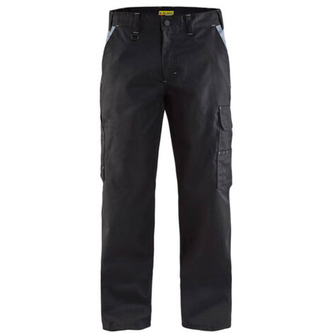 Pantaloni da lavoro per l'industria 1404 - Nero/Grigio chiaro XS - FR(38) - SE(C44) - Standard