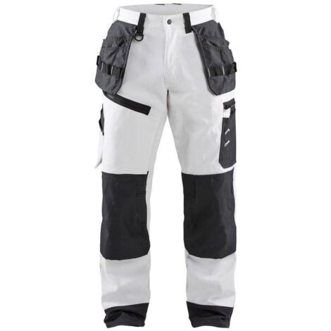 Pantaloni da lavoro per pittore X1500 - Bianco/Grigio scuro XS - FR(38) - SE(C44) - Standard