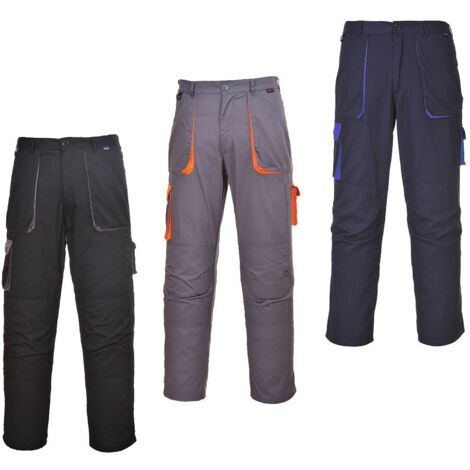 Pantaloni da lavoro Portwest TX11 Texo multitasche - M - Blu