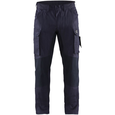 Pantaloni da lavoro resistenti al fuoco elasticizzati 1486 - Marine XL - FR(50) - SE(C56) - Corti