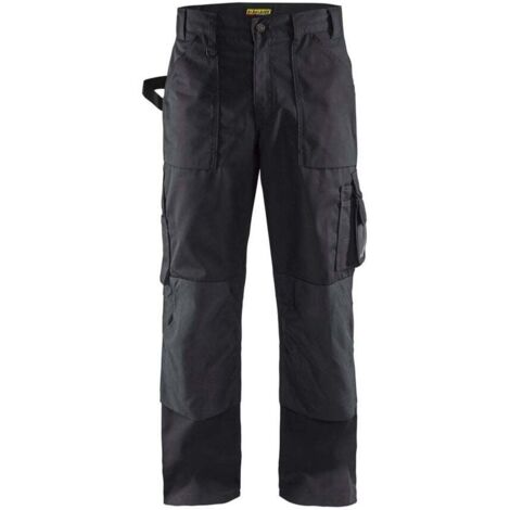 Pantaloni da lavoro senza tasche flottanti artigianali 1530 - Nero 2XL - FR(52) - SE(C58) - Standard
