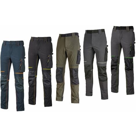 Pantaloni Cofra Wittenau impermeabili V540-0 tg.58 FANGO