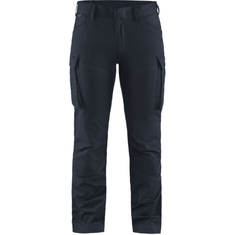 Pantaloni da manutenzione stretch 2D donna 7147 - Blu scuro XS - FR(34) - SE(C32) - Standard