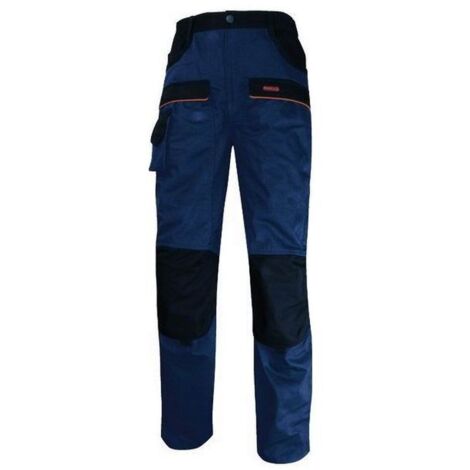 Pantaloni Deltaplus M2-Corp Mcpan Blu-Navy-Nero Tg. xxxl