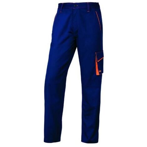 Pantaloni Deltaplus Panostyle M6Pan Blu-Orange Tg. xxxl