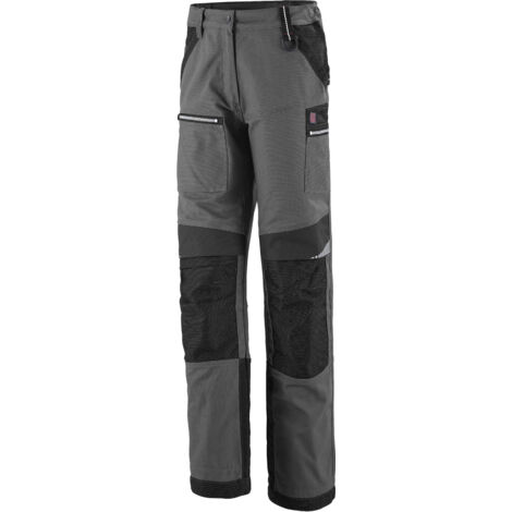 Pantaloni da donna a gamba larga per lavoro, lavoro, casual, a vita alta, pantaloni fluidi, pagliaccetto da donna casual, Viola, M