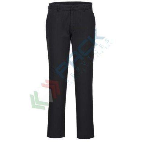INSAFIANS - Pantaloni da donna con vita semi elasticizzata | Pantaloni da ufficio per signora | Pantaloni formali da lavoro, Marina Militare, 52 extra lungo