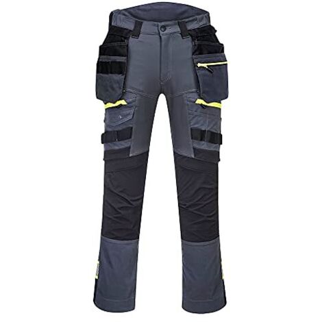 Pantaloni DX4 con tasche flottanti rimovibili Grigio Metallo XS - FR(36) - UK(28)