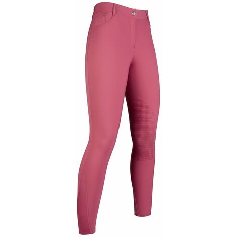 Pantaloni equitazione bambina con silicone al ginocchio modello Sunshine: 6/7 anni - 128 cm, 9100 nero