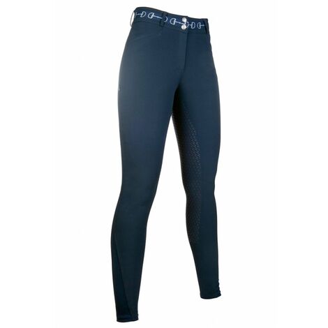 Pantaloni equitazione per donna con grip al ginocchio modello Monaco: 48, Bianco 1200