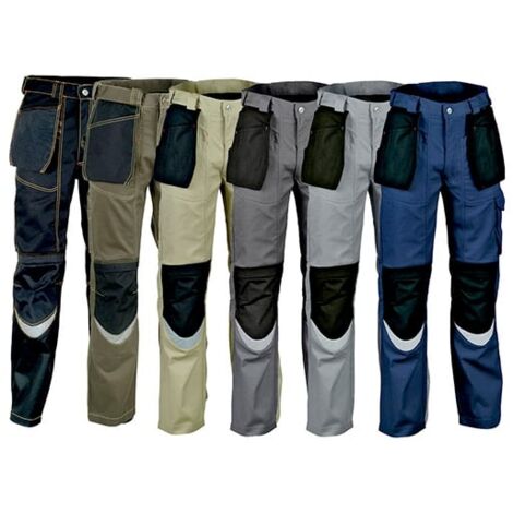 Pantaloni estivi da lavoro Cofra Carpenter multitasca - 52 (EU) - Antracite