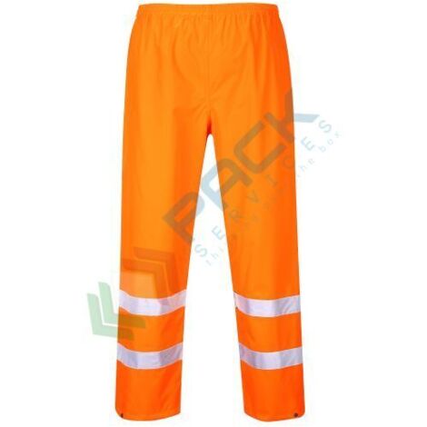 Pantaloni Hi-Vis impermeabili Portwest Traffic Arancione M