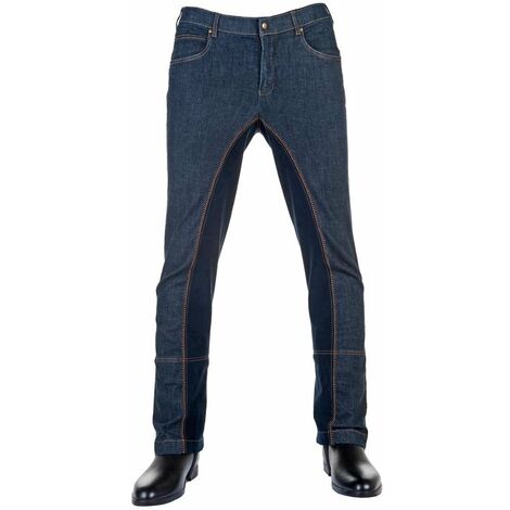 Pantaloni jeans uomo Jodhpur modello Texas New: 56, blu scuro/blu scuro