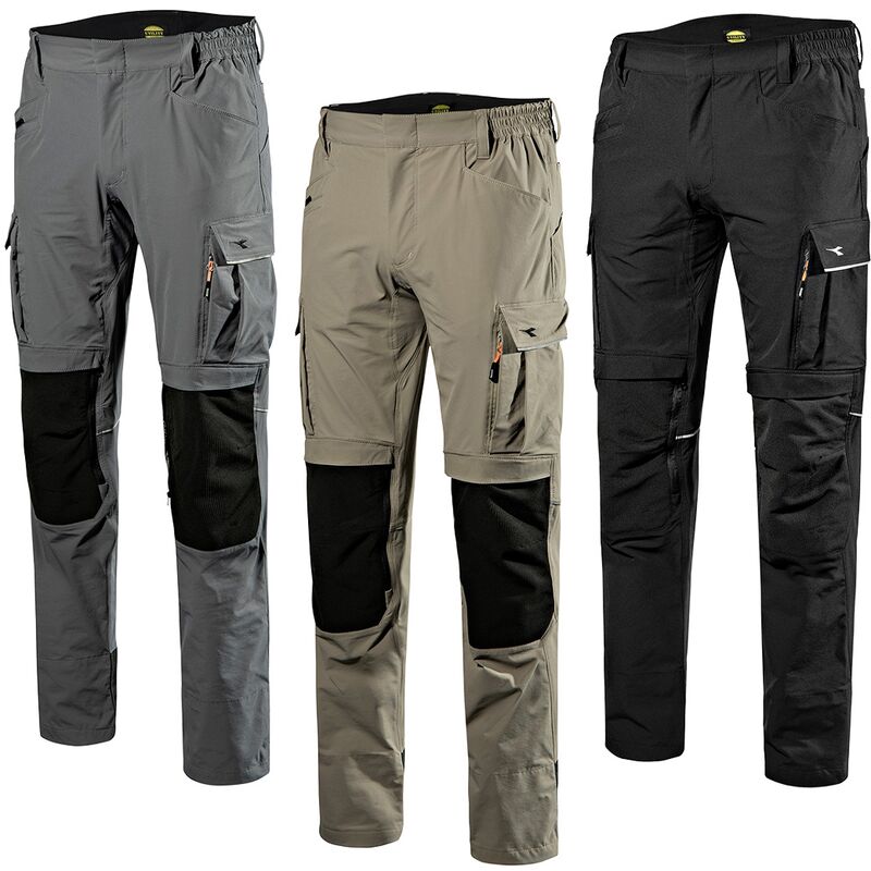Diadora - Pantalon de travail stretch Pant Tech Performance - xs - Noir