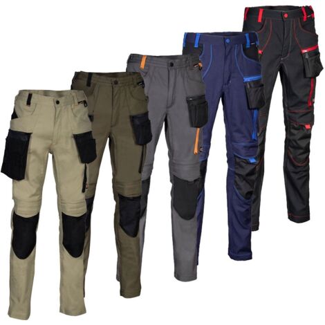 Pantaloni lavoro multitasche Cofra Biwer - 54 (EU) - Antracite