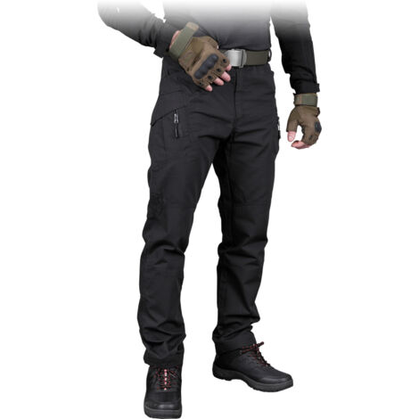 Pantaloni protettivi tattici NERI  Pantaloni protettivi da combattimento  8 tasche, taglia 3XL