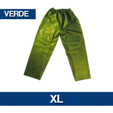 PANTALONI PVC BRIXO VERDE      -XL